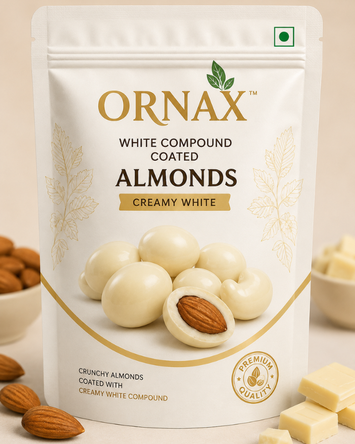 Ornax White Choco Almonds