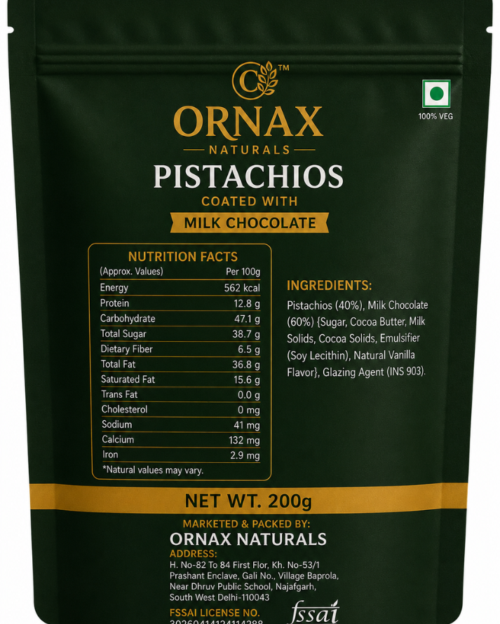Ornax Choco Pistachios