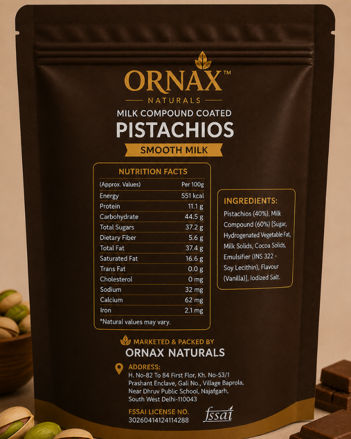 Ornax Milk Choco Pistachios