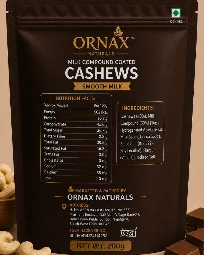 Ornax Milk Choco Cashews